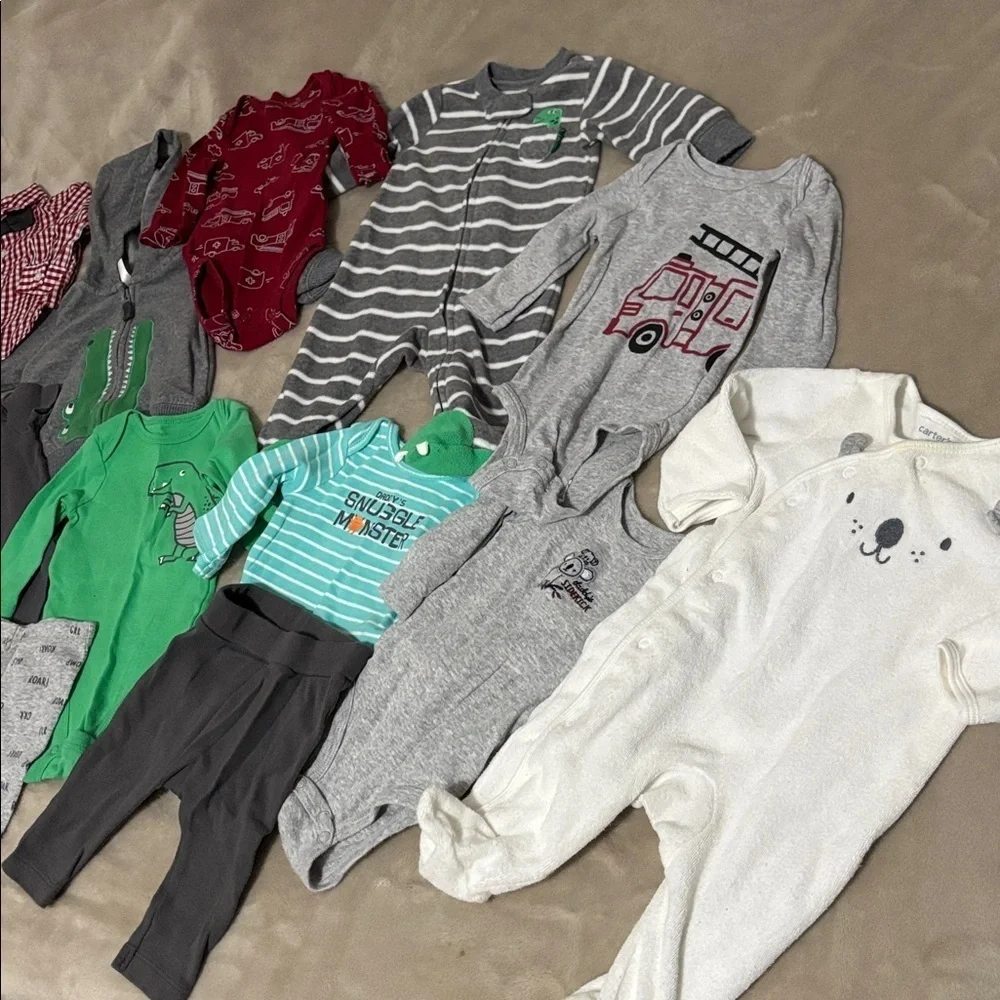 Bundle of 20 pieces Assorted Baby Clothing Set all size 3 months